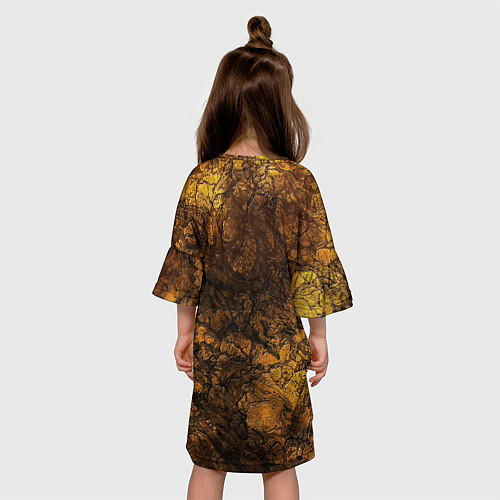 Детское платье Абстрактный узор текстура / 3D-принт – фото 4