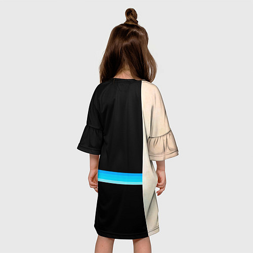 Детское платье ИЕРОГЛИФ группа Пикник / 3D-принт – фото 4