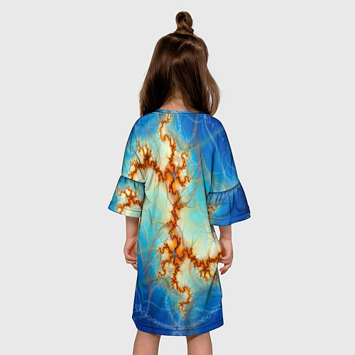 Детское платье Абстрактное представление / 3D-принт – фото 4