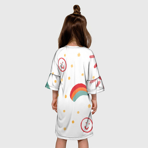 Детское платье Детский рисунок / 3D-принт – фото 4