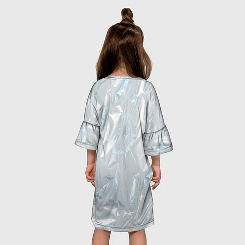 Детское платье Голографическая текстура / 3D-принт – фото 4