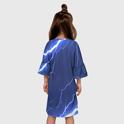 Детское платье SONIC СОНИК СИНИЙ ЁЖ Z / 3D-принт – фото 4
