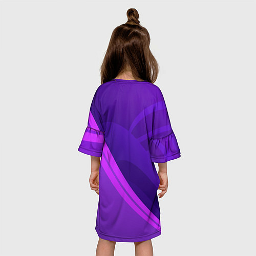 Детское платье Fortnite Blue Jade / 3D-принт – фото 4