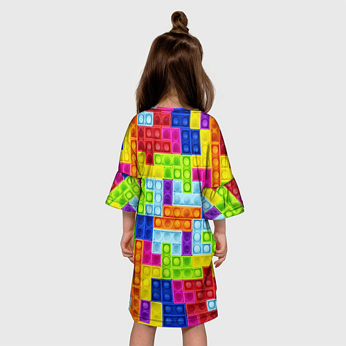 Детское платье POP IT ПОП ИТ ПАЗЛ / 3D-принт – фото 4