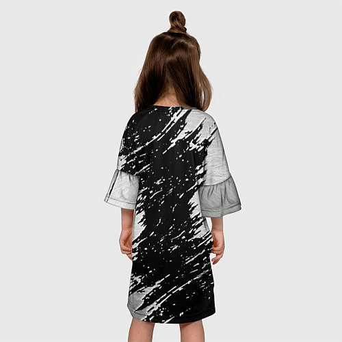 Детское платье THE WITCHER LOGO STEEL / 3D-принт – фото 4