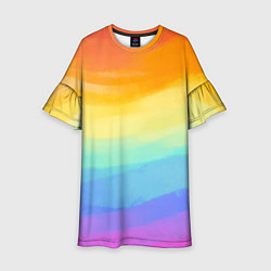 Детское платье РАДУЖНЫЕ ВОЛНЫ RAINBOW WAVES Z