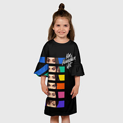 Платье клеш для девочки Семейство Кардашьян, цвет: 3D-принт — фото 2