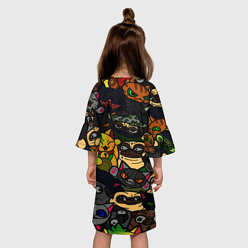 Детское платье CS GO AWP SKIN / 3D-принт – фото 4