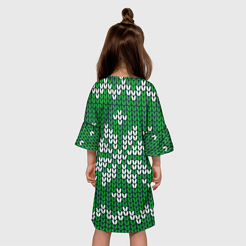 Детское платье Снежинка / 3D-принт – фото 4