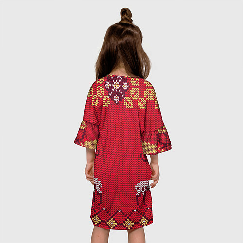Детское платье Олени / 3D-принт – фото 4