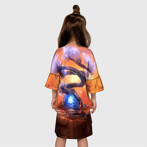 Детское платье Ori and the Will of the Wisps Ори и Блуждающие ого / 3D-принт – фото 4