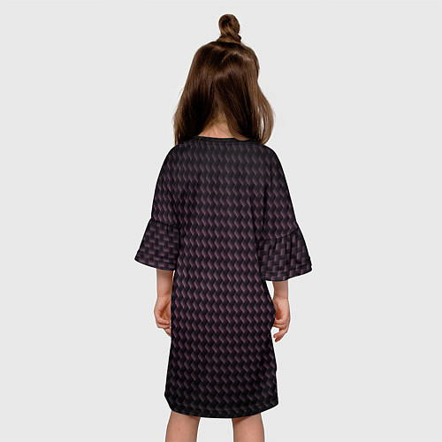 Детское платье Неоновая мозаика / 3D-принт – фото 4