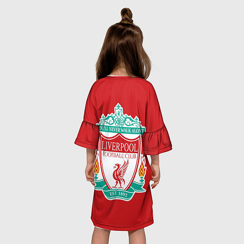 Детское платье F C LIVERPOOL / 3D-принт – фото 4