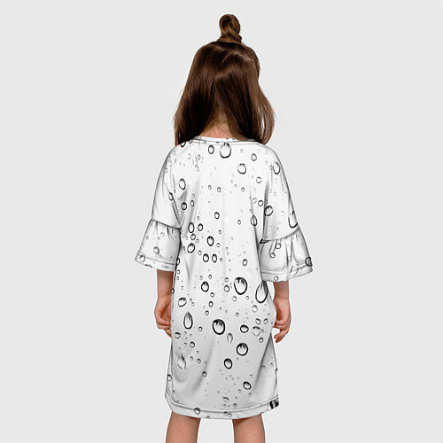 Детское платье Утренний дождь / 3D-принт – фото 4