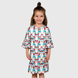 Платье клеш для девочки Дедушки Морозы, цвет: 3D-принт — фото 2