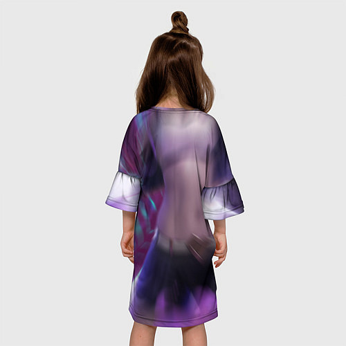 Детское платье LEAGUE OF LEGENDS AKALI ЛИГА ЛЕГЕНД АКАЛИ / 3D-принт – фото 4