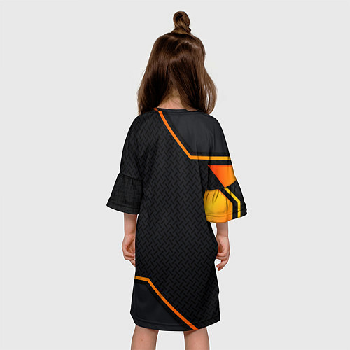 Детское платье Skoda Gold Шкода / 3D-принт – фото 4