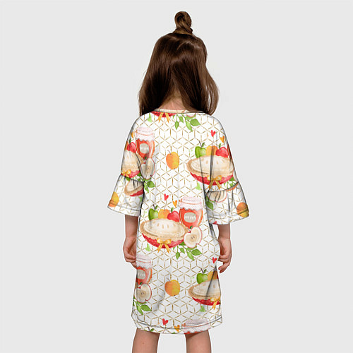 Детское платье Яблочный пирог / 3D-принт – фото 4