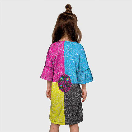 Детское платье Октагон на фоне АПВ 4 1 14 / 3D-принт – фото 4