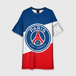 Платье клеш для девочки Paris Saint-Germain FC, цвет: 3D-принт