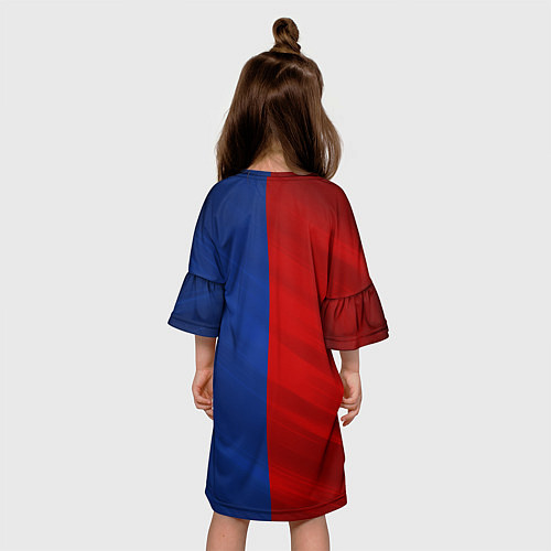 Детское платье Логотип Alpina / 3D-принт – фото 4