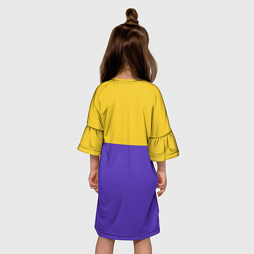 Детское платье KobeBryant Los Angeles Lakers, / 3D-принт – фото 4