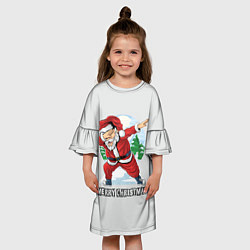 Платье клеш для девочки Mary Christmas Dab, цвет: 3D-принт — фото 2