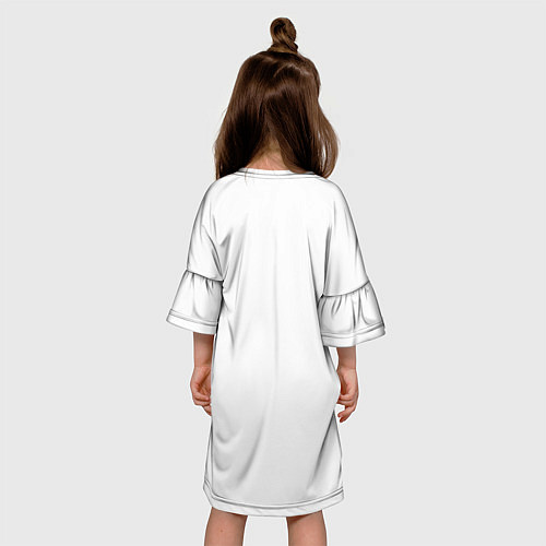 Детское платье Гинтоки Саката и песик Гинтама / 3D-принт – фото 4