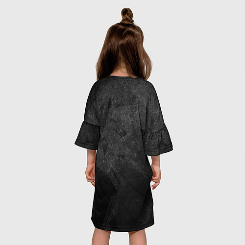 Детское платье BERSERK LOGO GRUNGE / 3D-принт – фото 4
