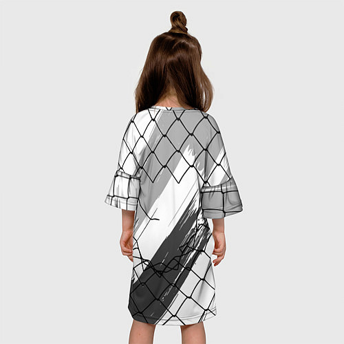 Детское платье Чёрный клевер бык за решеткой / 3D-принт – фото 4