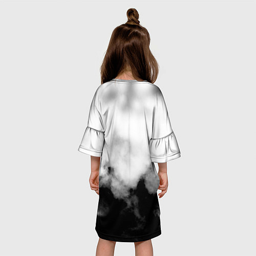 Детское платье Берсерк: Облачно / 3D-принт – фото 4