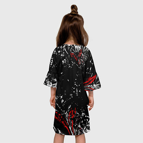 Детское платье Берсерк Черная маска / 3D-принт – фото 4