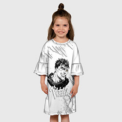 Платье клеш для девочки БЕРСЕРК ИЛЛЮСТРАЦИЯ BERSERK, цвет: 3D-принт — фото 2