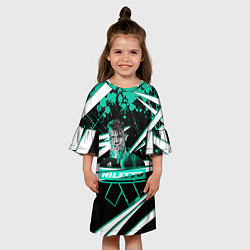 Платье клеш для девочки Niletto: Данила Прытков, цвет: 3D-принт — фото 2