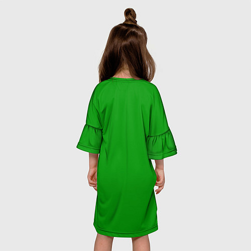Детское платье LIKE A BOSS Minecraft Creepe / 3D-принт – фото 4