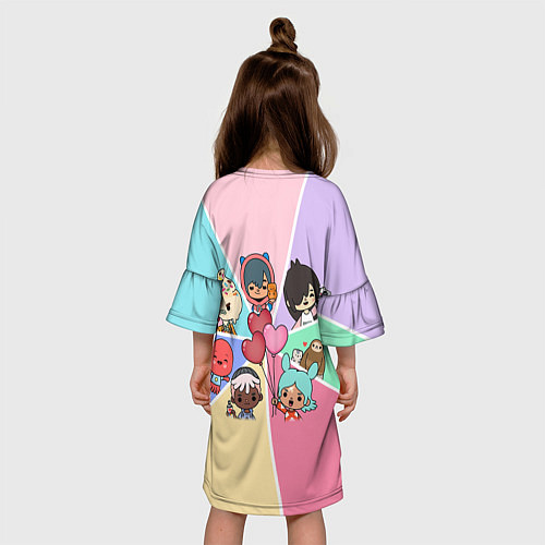 Детское платье TOCA BOCA WORLD HEROES ТОКА БОКА / 3D-принт – фото 4