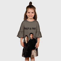Платье клеш для девочки Rauf & Faik Рауф и Фаик, цвет: 3D-принт — фото 2