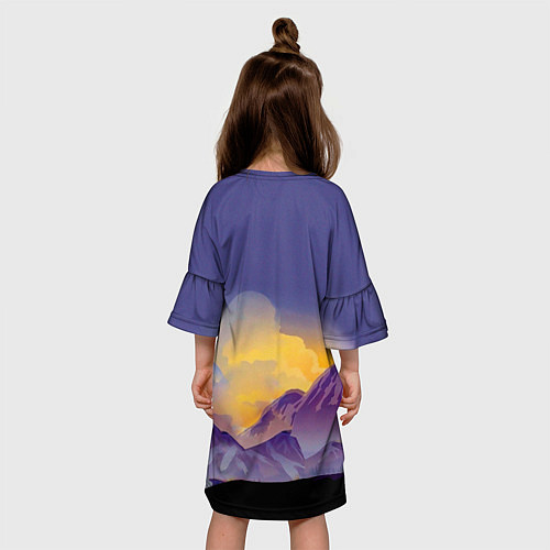 Детское платье Эпичный Картман в горах Южный Парк / 3D-принт – фото 4