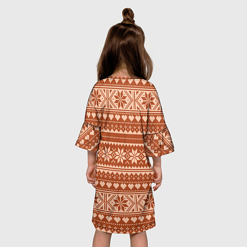 Детское платье Тепло свитера / 3D-принт – фото 4