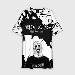 Платье клеш для девочки Velial Squad свет или тьма,, цвет: 3D-принт