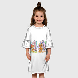 Платье клеш для девочки С днем рождения 11 месяц, цвет: 3D-принт — фото 2