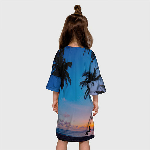 Детское платье Пляжное настроение / 3D-принт – фото 4