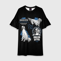 Детское платье Английский Сеттер English Setter