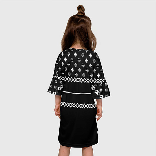 Детское платье Олень в свитере / 3D-принт – фото 4