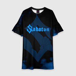 Детское платье Sabaton синий дым