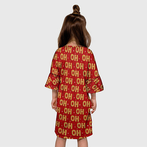 Детское платье HO-HO-HO / 3D-принт – фото 4