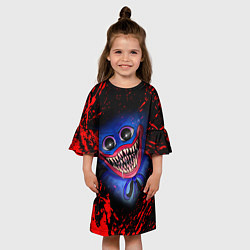 Платье клеш для девочки POPPY PLAYTIME: BRUSH, цвет: 3D-принт — фото 2