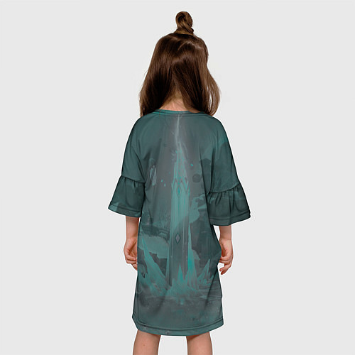 Детское платье Альбедо в примогеме / 3D-принт – фото 4