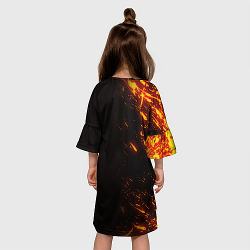 Детское платье Serious Sam Fire Wave / 3D-принт – фото 4