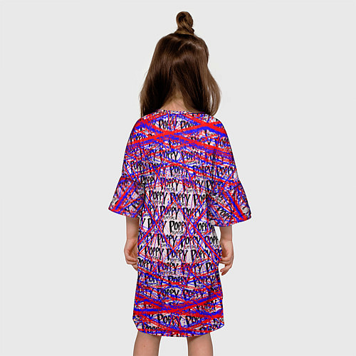 Детское платье Huggy Wuggy: Poppy Pattern / 3D-принт – фото 4